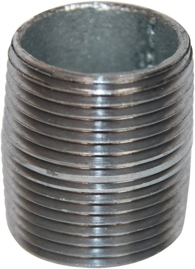 NIPLE DE ACERO ROSCA CORRIDA EXTERIOR DE 1-1/2" CEDULA 80