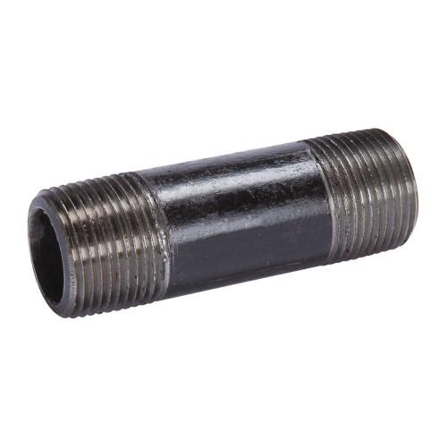 NIPLE ACERO ROSCA CORRIDA EXTERIOR 11/4 CEDULA 80