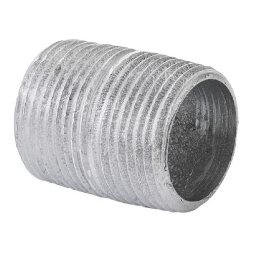 NIPLE GALVANIZADO ROSCA CORRIDA 4  CEDULA 40