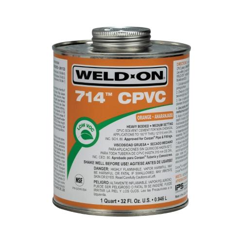 PEGAMENTO P/CPVC 714 1/4 LITRO WELD-ON