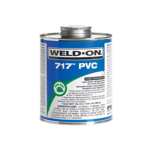 PEGAMENTO 717 PVC DE 1/2 LITRO 71712L WELD-ON