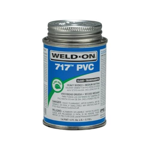 PEGAMENTO 717 PVC DE 1/8 LITRO 71718L WELD-ON