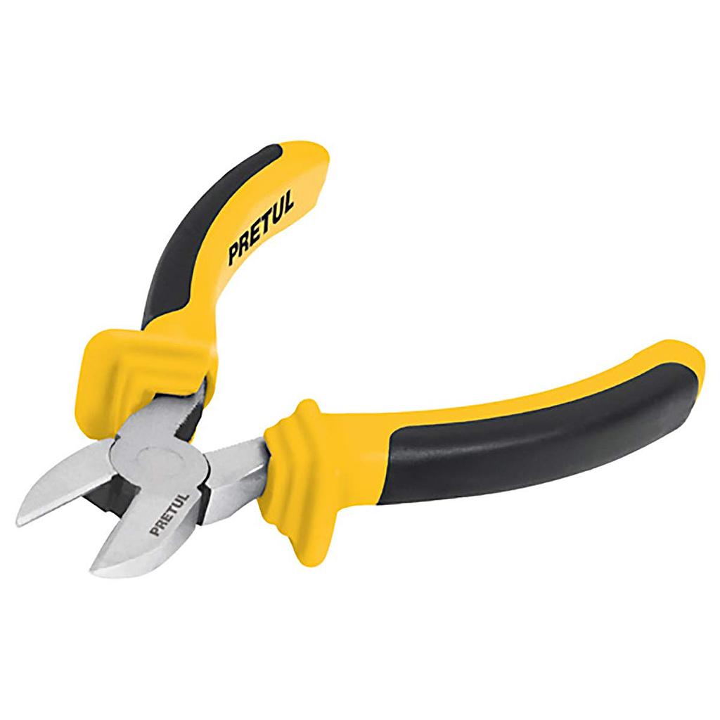 PINZA DE CORTE DIAGONAL 8" MANGO COMFORT GRIP  PRETUL