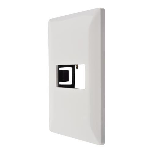 PLACA 1 VENTANA BLANCO E913BN1 ALPHA