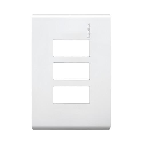 PLACA DE 3 VENTANAS BLANCA MODUS BTICINO Ultimos productos