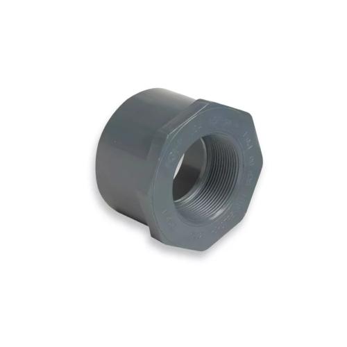REDUCCION BUSHING DE 1/2" X 1/4" ESPIGA / ROSCA HEMBRA PVC CEDULA 80