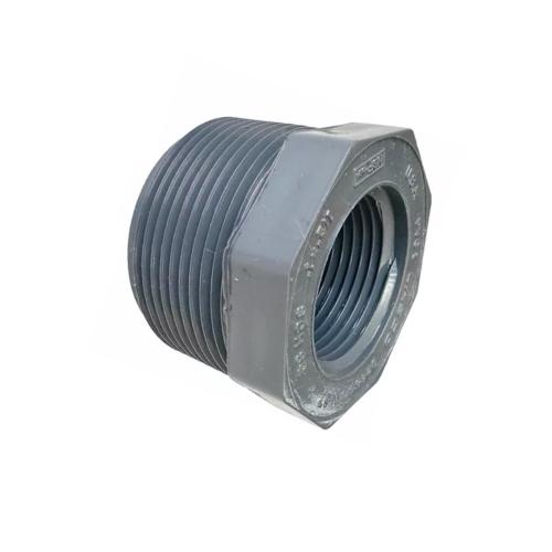 REDUCCION BUSHING PVC 3/4 X 1/2 ROSCA MACHO-ROSCA HEMBRA CEDULA 80