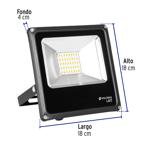 REFLECTOR LED 20W LUZ DIA DELGADO VOLTEC