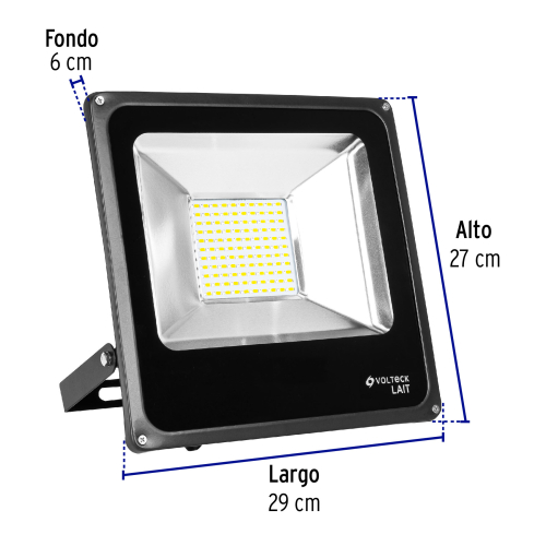 REFLECTOR LED 50W LUZ DIA DELGADO VOLTEC