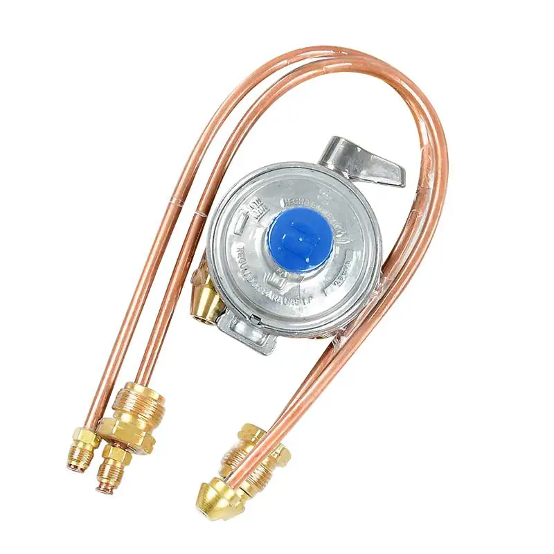 REGULADOR DE GAS CON ACCESORIOS 2 VIAS RN-2AE NACOBRE