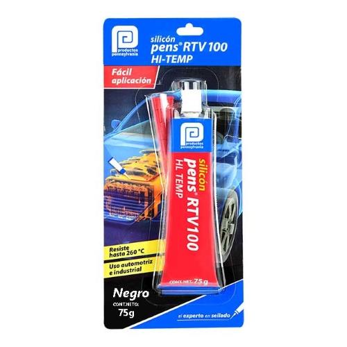 SILICON ALTA TEMPERATURA NEGRO 75 g PENNSYLVANIA PP-06