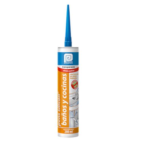 SILICON TRANSPARENTE BAÑOS Y COCINAS 280 ml PENNSYLVANIA PP-10280