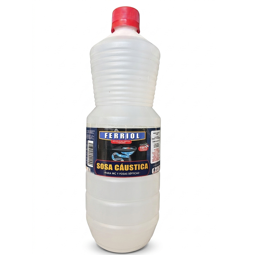 SOSA CAUSTICA LIQUIDA 1 LITRO FERRIOL