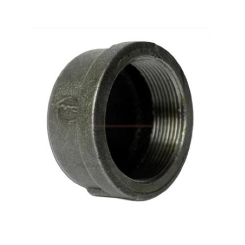 TAPON HEMBRA DE FIERRO NEGRO ROSCABLE DE 1" CEDULA 40