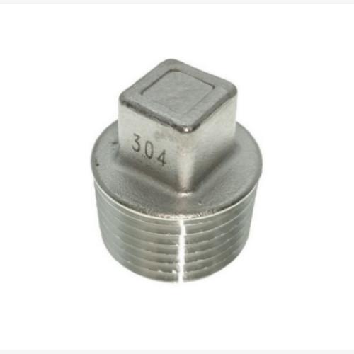 TAPON MACHO ROSCABLE ACERO INOXIDABLE 1/2 T-304L