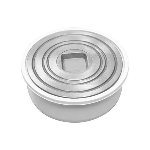 TAPON REGISTRO SANITARIO 4" CON TAPA DE ALUMINIO  943740 WAVIN