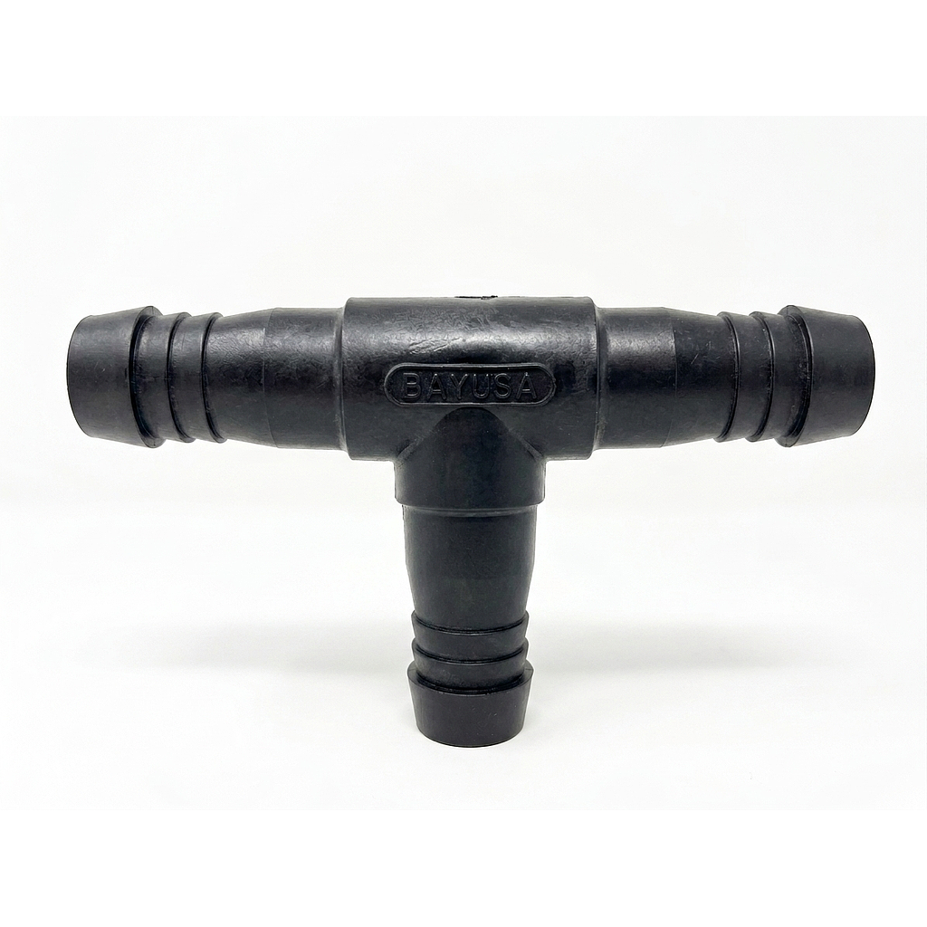 TEE DE INSERCION DE 1/2" PLASTICO  0451 BAYUSA