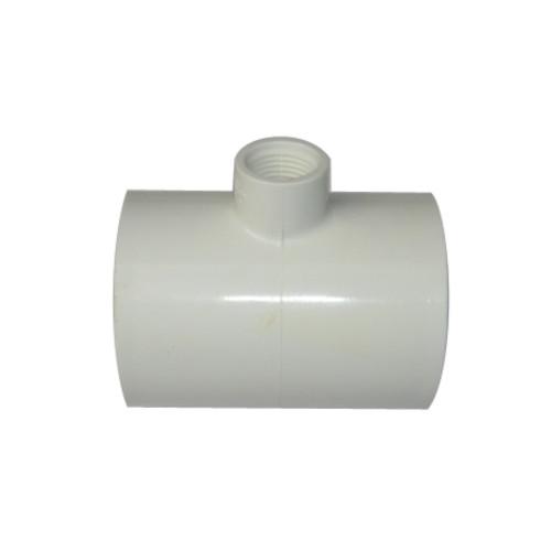 TEE PVC REDUCCION ROSCA CENTRO 1 X 1/2 CEDULA 40