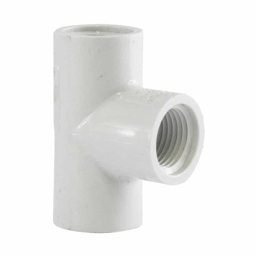 TEE ROSCA CENTRO DE 1/2" PVC CEDULA 40 402-005