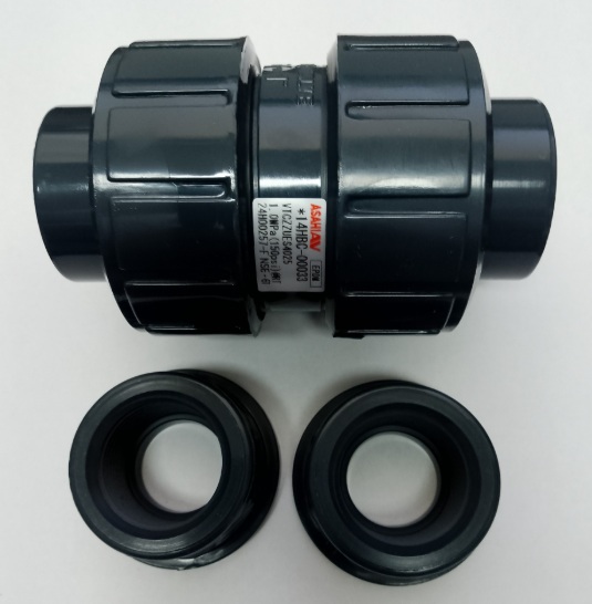 VAL CHECK UNION DO 1/2 PVC  C-80 ASAHI