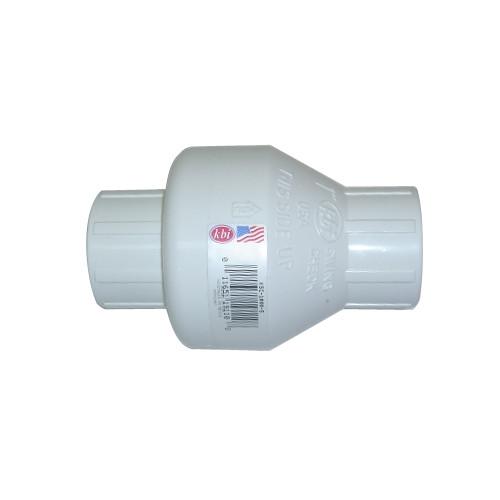 VALVULA CHECK COLUMPIO PVC CEMENTAR 11/2CEDULA 40