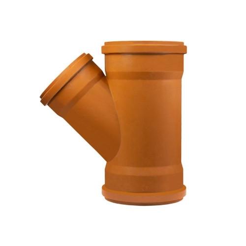 YEE PVC ALCANTARILLADO DE 10" X 10" DE 2 CAMPANAS SERIE 25