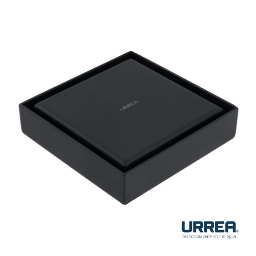 COLADERA CUADRADA REJILLA NEGRA URREA