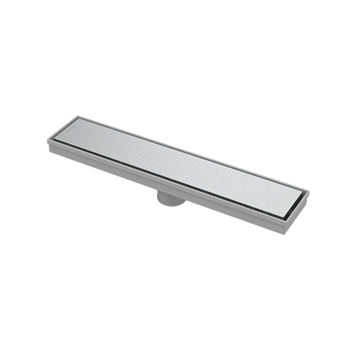 COLADERA LINEAL 2 EN 1 CON ESPACIO PARA INSERTO CERAMICO DE 40 CM ACERO INOXIDABLE. COFLEX
