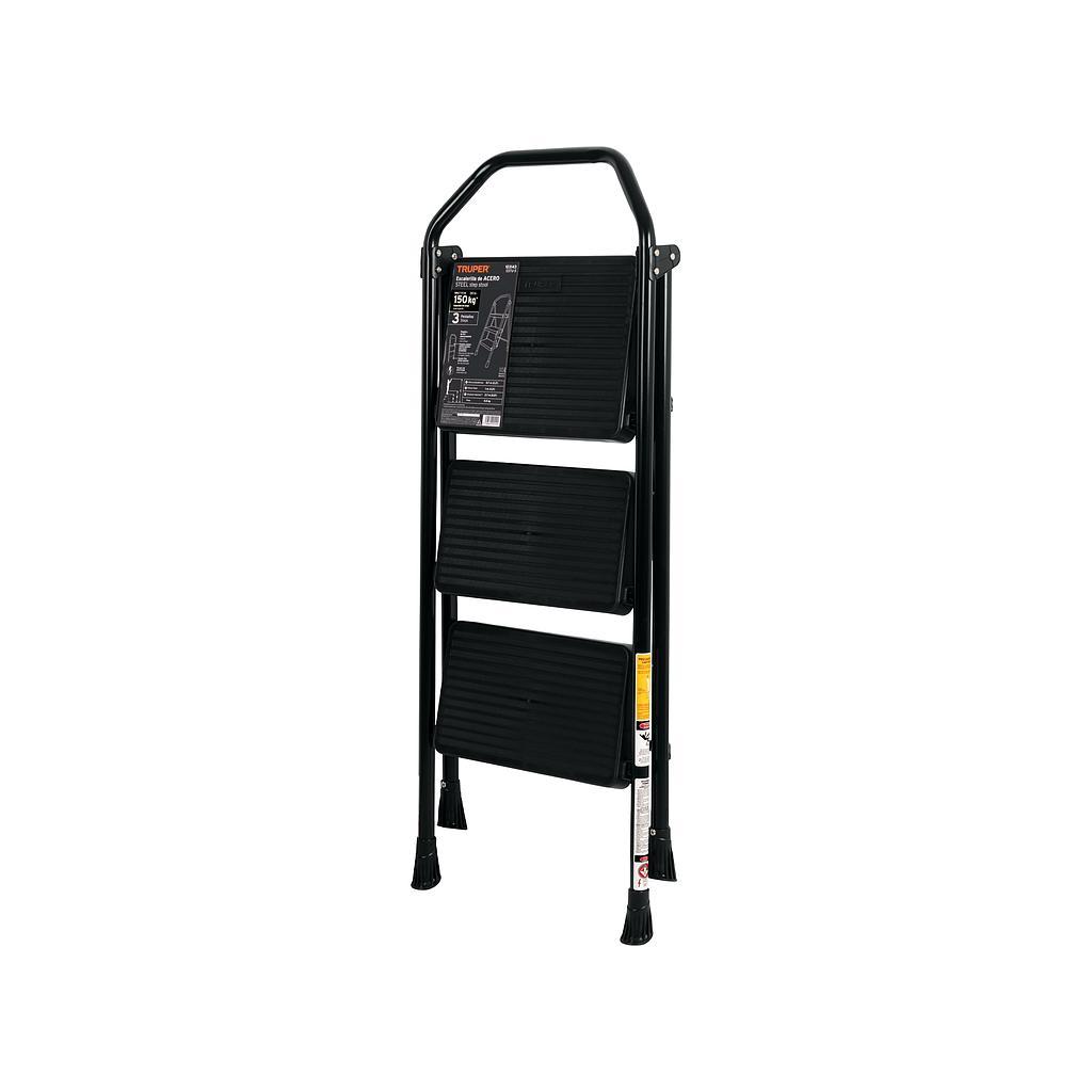 ESCALERA TUBULAR PLEGABLE 3 PELDAÑOS DE ALUMINIO TRUPER