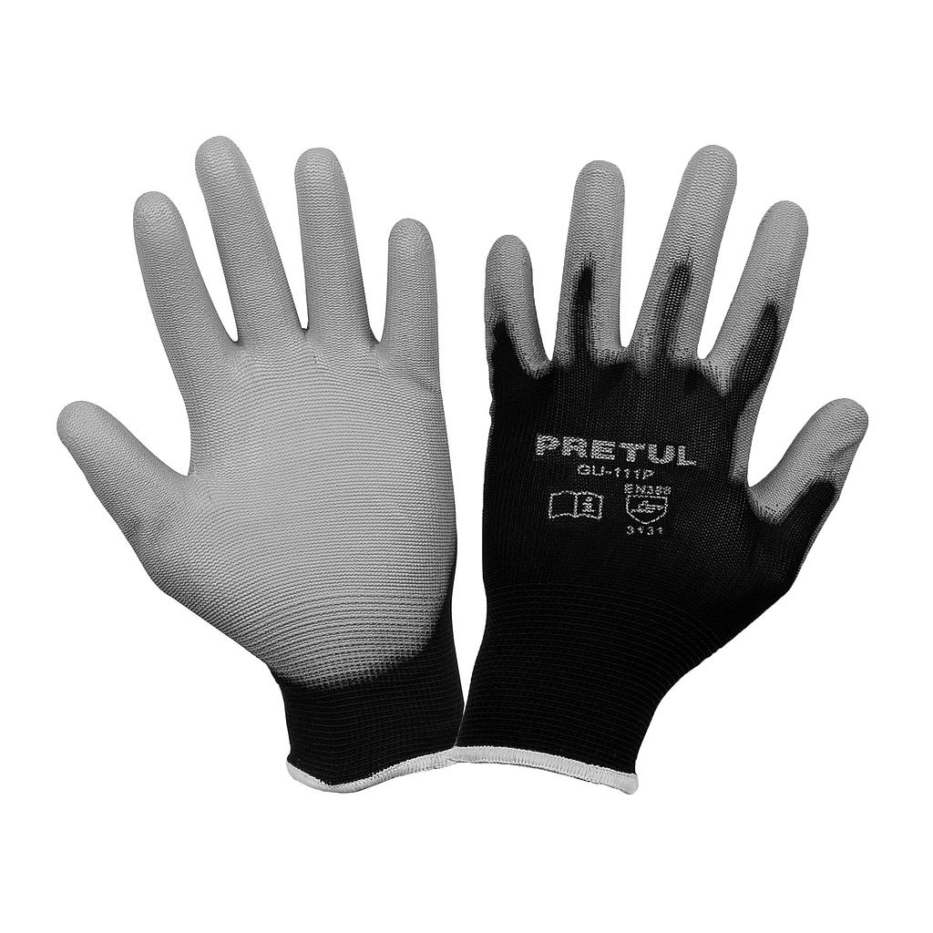 GUANTES DE NYLON RECUBIERTOS DE POLIURETANO  CH  PRETUL