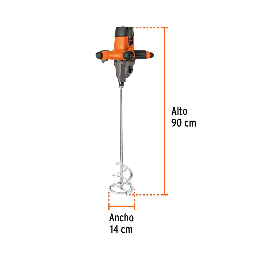 MEZCLADORA ELÉCTRICA 1400W, TRUPER PRO