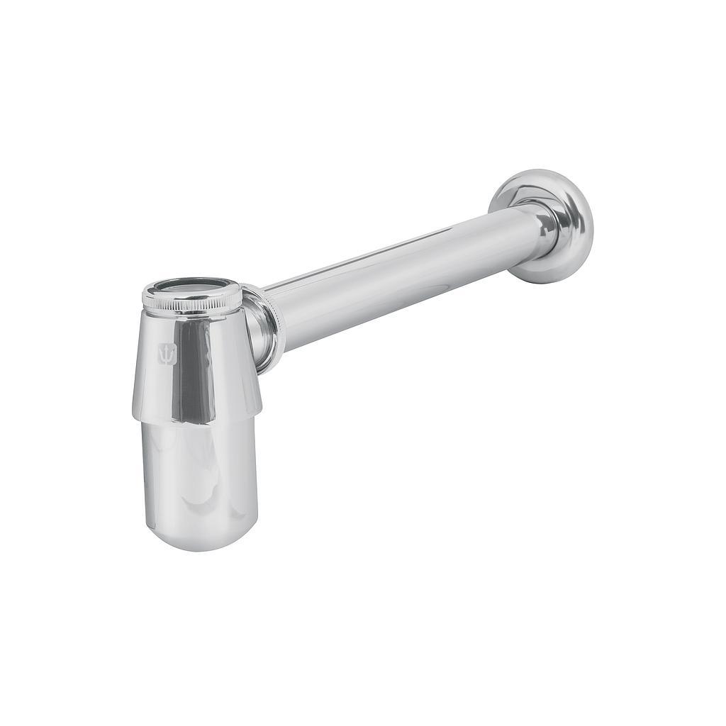 CESPOL DE BOTE DE 1 1/4" SIN CONTRA LATON CROMO PARA LAVABO FOSET