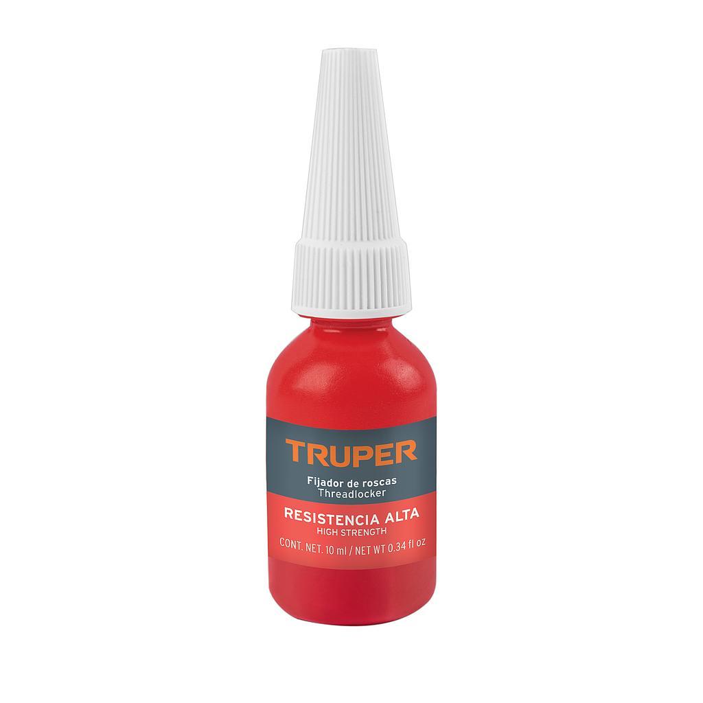 FIJADOR DE ROSCAS PERMANENTE 10 ML ROJO TRUPER