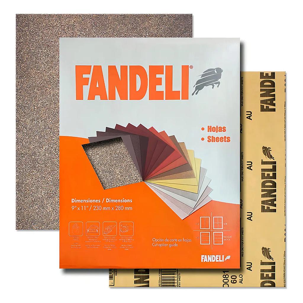 LIJA PARA MADERA D081 G-60 FANDELI