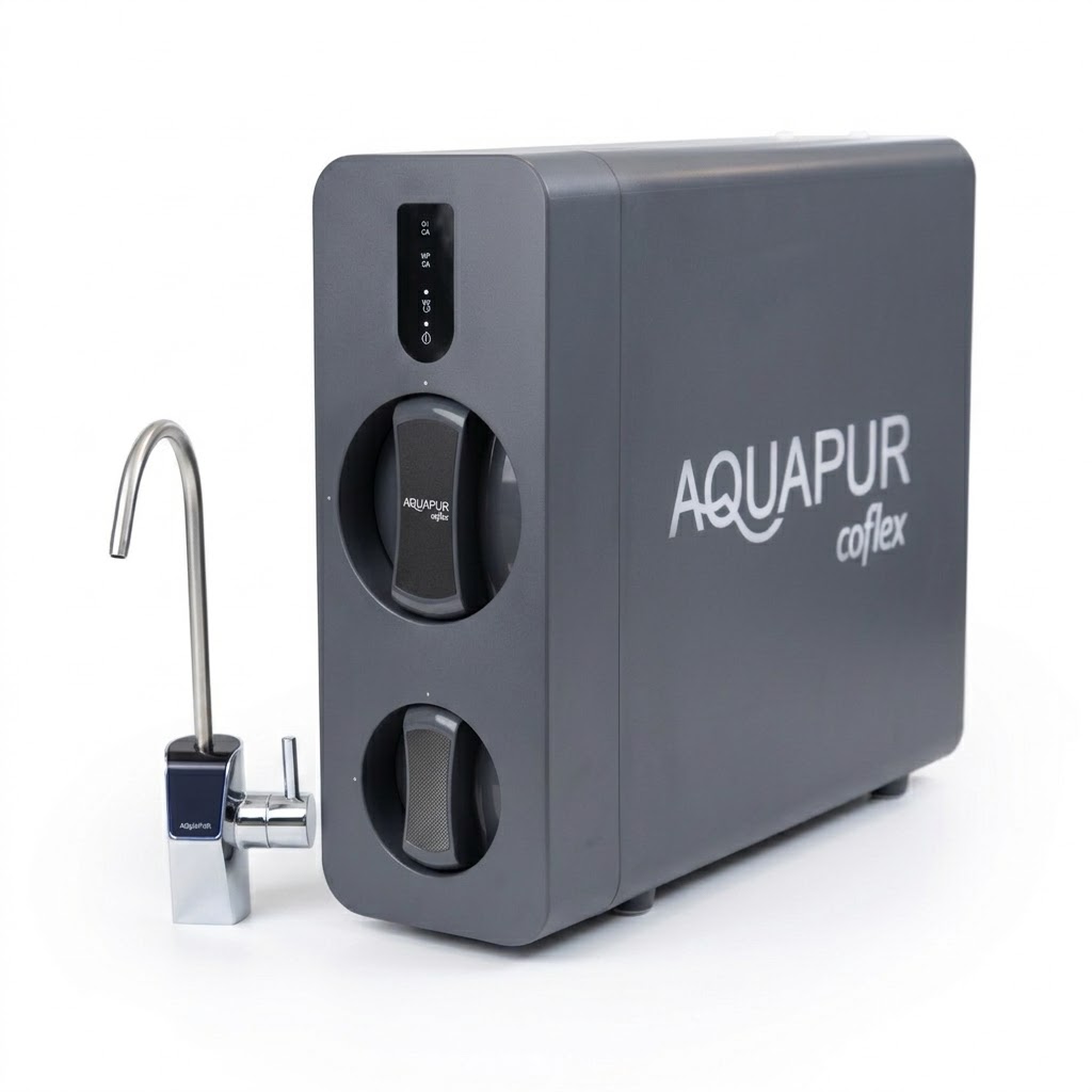 PURIFICADOR DE AGUA OSMOSIS INVERSA 4 ETAPAS FLUJO DIRECTO AQUAPURE COFLEX