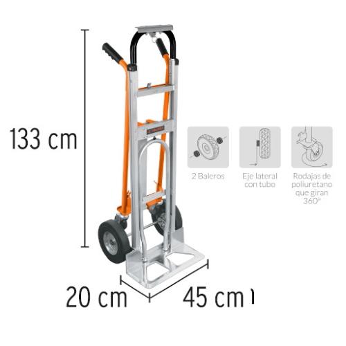 DIABLO CONVERTIBLE DE ALUMINIO 350KG TRU