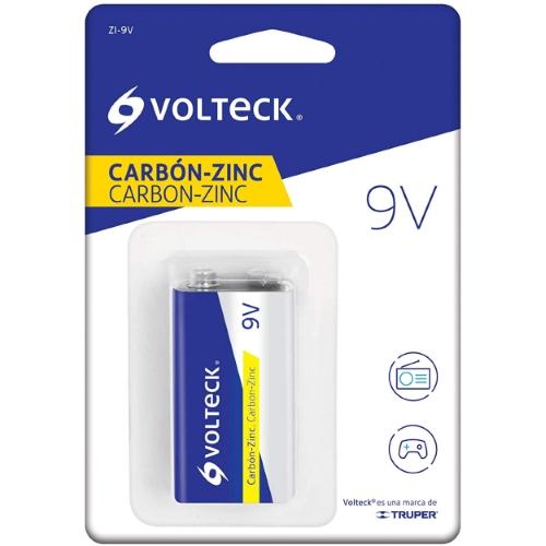 BLISTER CON 1 PILA ZINC-CARBON 9V  VOLTECH