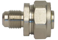 ADAPTADOR REDUCIDO PARA TUBO PE-AL-PE DE 1/2 COMPRESION X 3/8 FLARE COFLEX