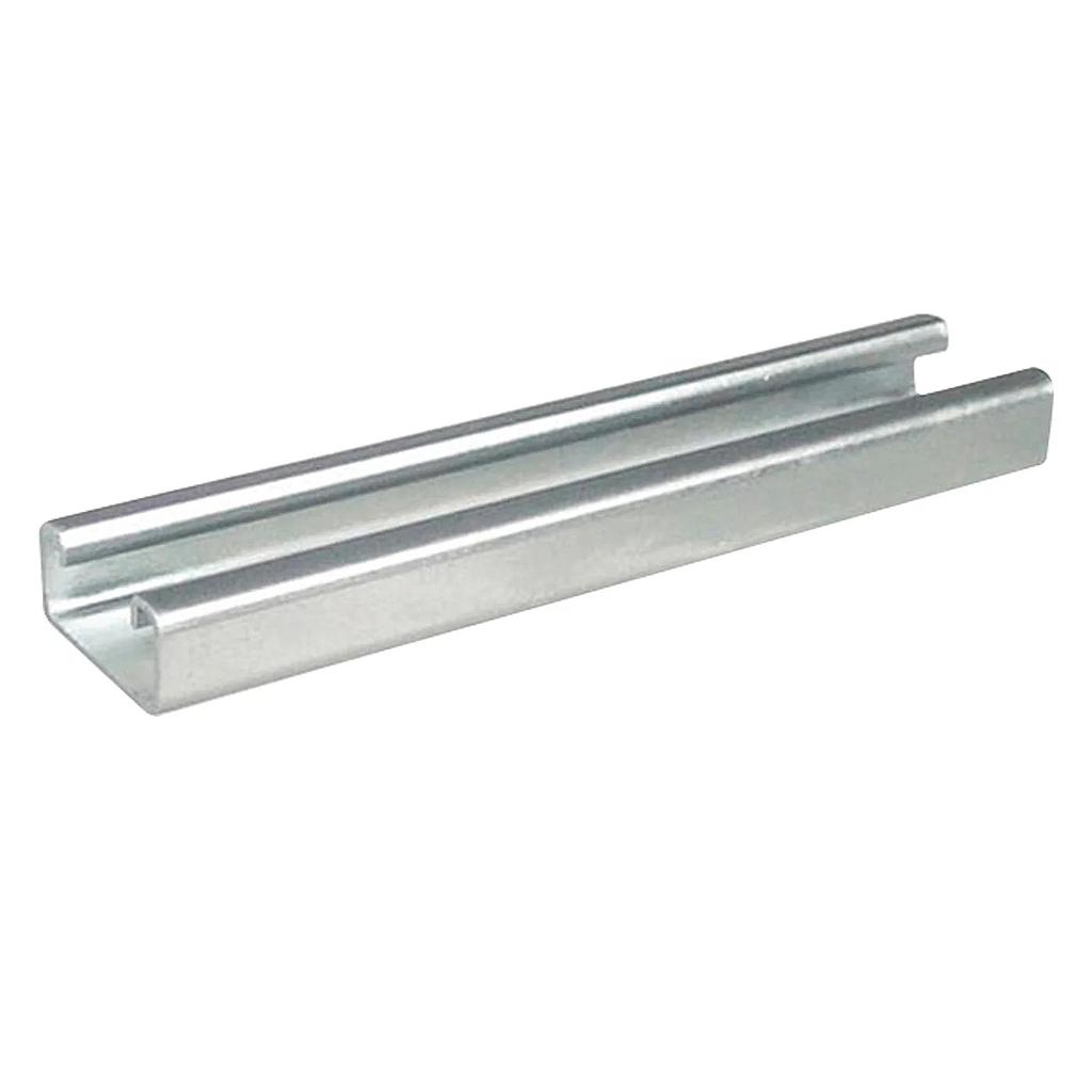 SOPORTE UNICANAL SOLIDO LISO 4 cm X 2 cm X 3 m CALIBRE 18 SOBRE PEDIDO
