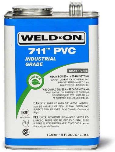 PEGAMENTO P/PVC 711 GALON WELD-ON sob.pe