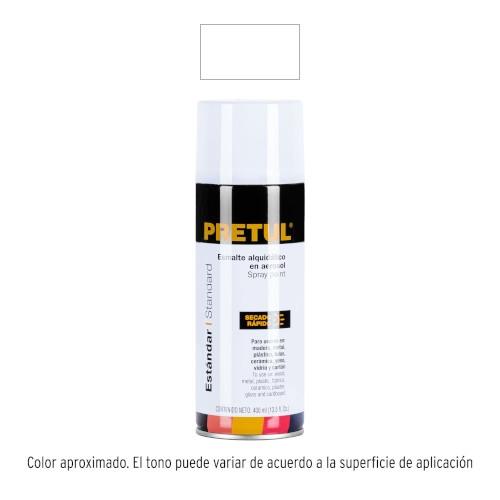PINTURA EN AEROSOL  BLANCO BRILLANTE  400ML  PRETUL