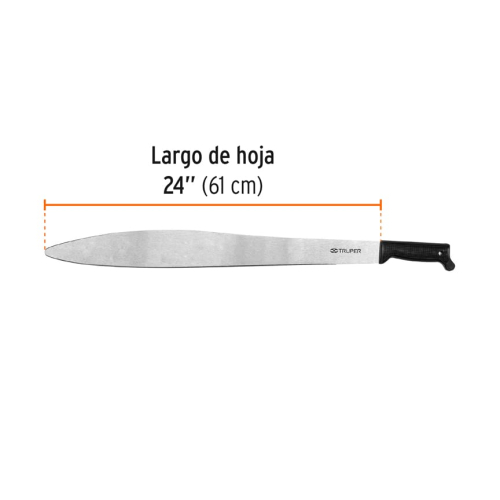 MACHETE ACAPULQUEÑO 24 CACHA NEGTRUPER