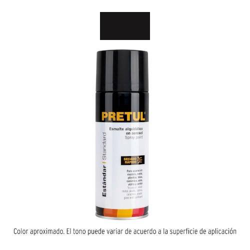PINTURA EN AEROSOL  NEGRO BRILLANTE  400 ml  PRETUL