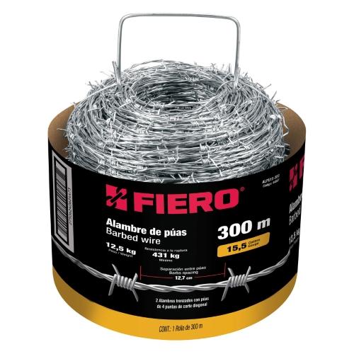 ALAMBRE DE PUAS 300MT 12.5KG C-15.5 FIER