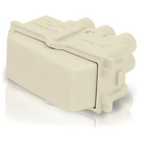APAGADOR SENCILLO MARFIL ITALIANA VOLTEC