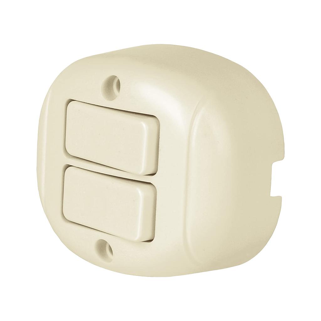 APAGADOR TORTUGA DOBLE SOBREPONER VOLTEC