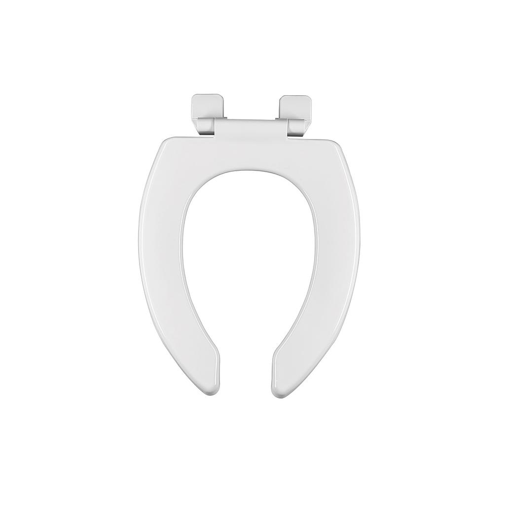 ASIENTO ALARGADO SIN TAPA PARA TAZA FLUXOMETRO BLANCO FOSET AQUA