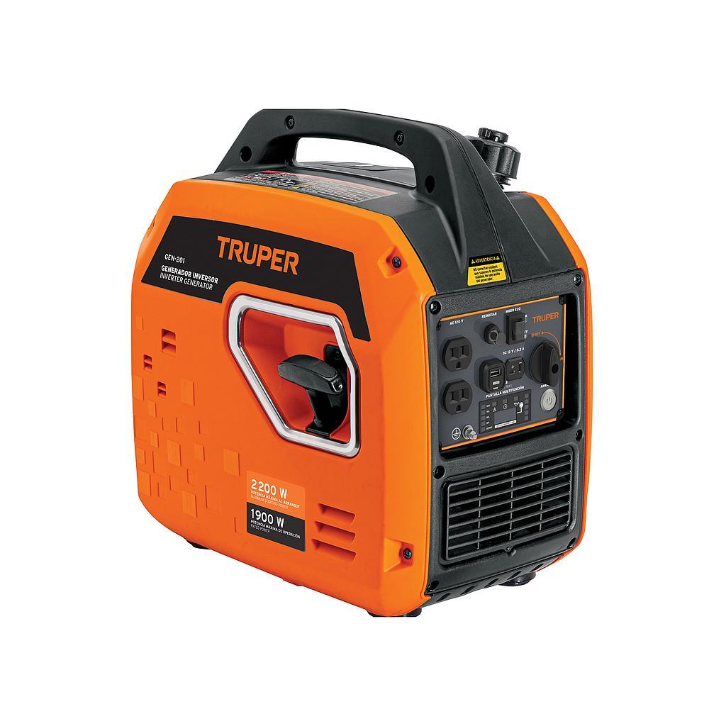 GENERADOR SILENCIOSO INVERTER 2.2W 80 CC ENC. ELECTRONICO TRUPER