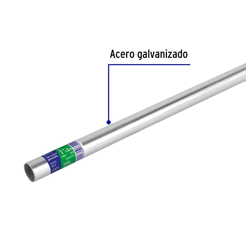 TUBO CONDUIT 1, PARED DELGADA 1.6 MM , 3 METROS