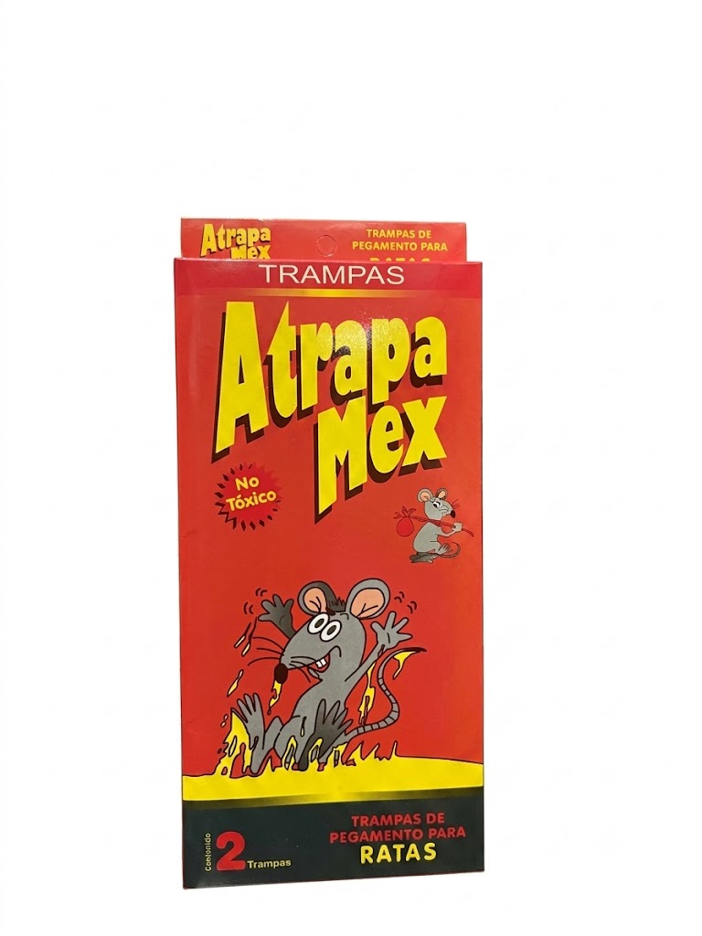PEGA RATA ATRAPAMEX CON 2 PIEZAS GRANDE  ATRAPAMEX
